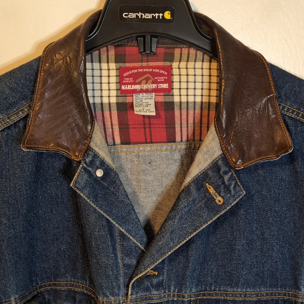 Vintage Marlboro Country Store jean jacket men's large - Picture 4 of 9